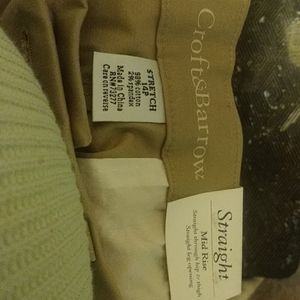 Croft and Barrow classic fit 14p slacks